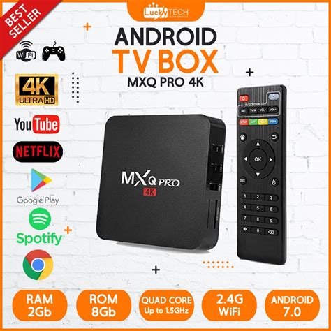 Jual SALE Smart Android TV BOX MXQ Pro 4K Fleco Free Aplikasi Ram 2Gb