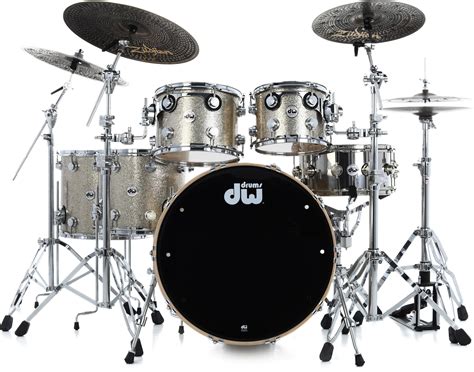 DW Collector's Series 5-piece Shell Pack - Nickel Sparkle Glass