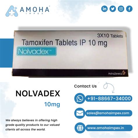 Tamoxifen Tablets Nolvadex Mg Tablets Strip At Rs Strip In Surat