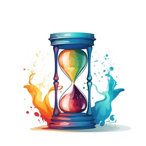 Premium Photo | Hourglass design illustration