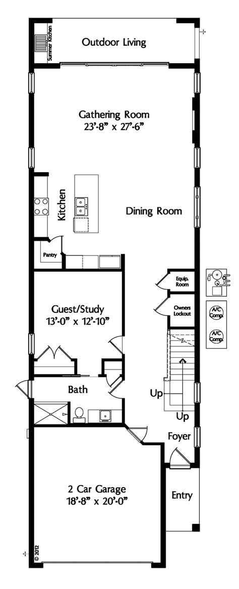 47+ House plans for narrow lot with garage in back info