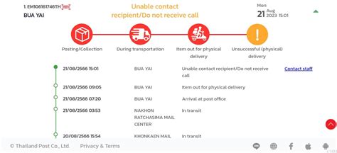 Thailand Post Tracking Thailand Post Tracking Ems Trackingmore