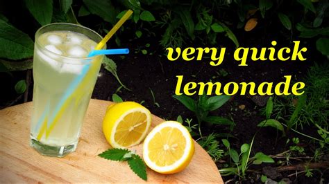 How To Make Lemonade At Home Very Easy Recipe Youtube