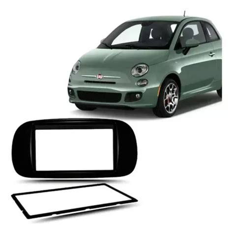 Marco De Panel Dvd 2 DIN Negro Para Fiat 500 MercadoLibre