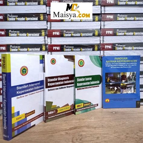 Jual PAKET 4 BUKU PPNI SIKI SDKI SLKI DAN PANDUAN ASUHAN KEPERAWATAN