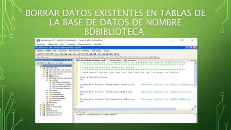 Creacion De Indices Y Constraints En Base De Datos De Sql Server Ppt