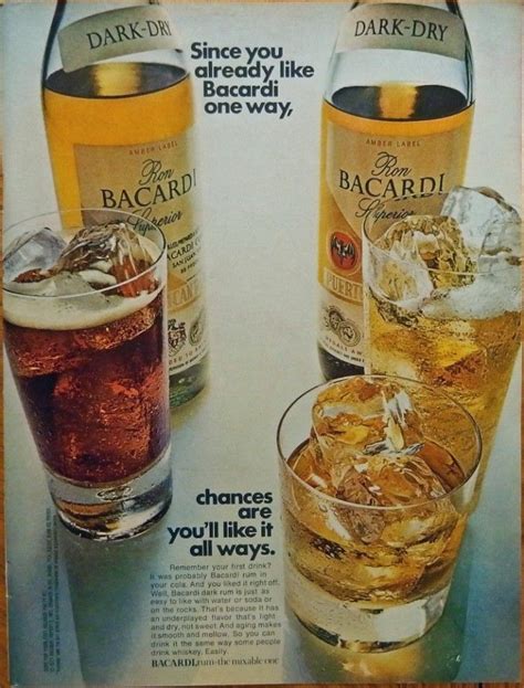 Two Bottles Of Bacardi Are Next To Glasses With Ice