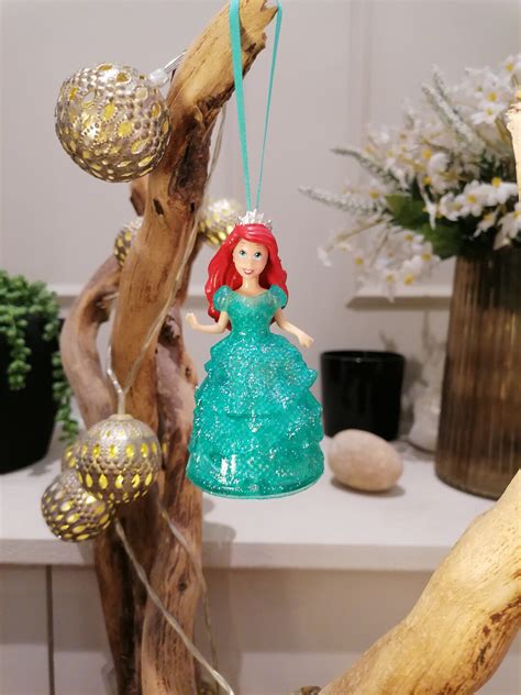 Disney Little Mermaid Ariel Christmas Decoration Figure, Ornament ...