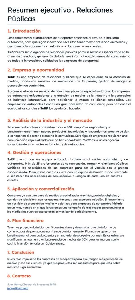 Resumen Ejecutivo Qué Es Cómo Se Hace Y Ejemplos 2022