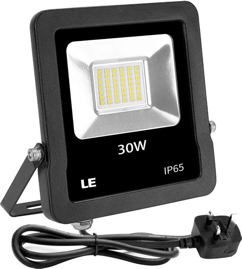 Le W Plug In Led Floodlight Daylight White K Lumen Outdoor