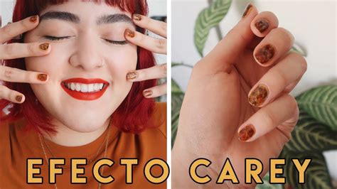 Uñas con Efecto Carey YouTube