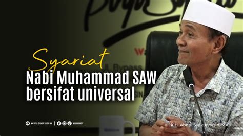 Buya Syakur Ulama NU Berpikiran Progresif Meninggal Dunia Hari Rabu