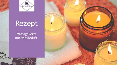 Massagekerze Mit Vanilleduft Ganz Einfach Selber Machen DIY Rezept