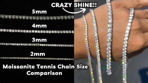 Mm Mm Mm Mm Tennis Chains Side By Side Comparison Ft