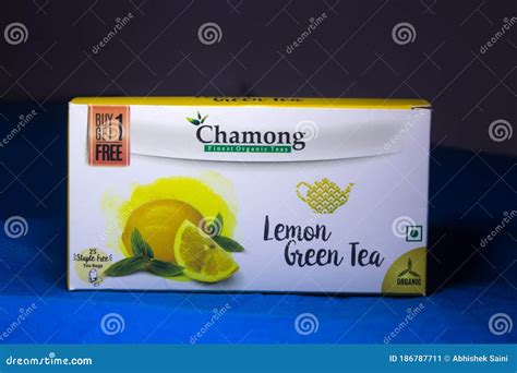 13th June 2020 Delhi India Chamong Lemon Green Tea 25 Tea Bags