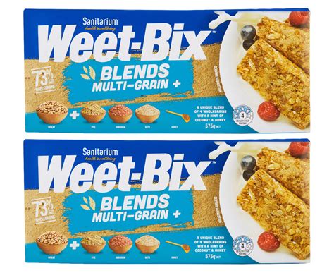 2 X Sanitarium Weet Bix Blends Multi Grain 575g Au