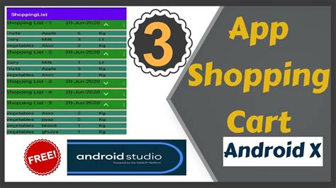 Create Shopping Cart App In Android Studio Part 3 Firebase