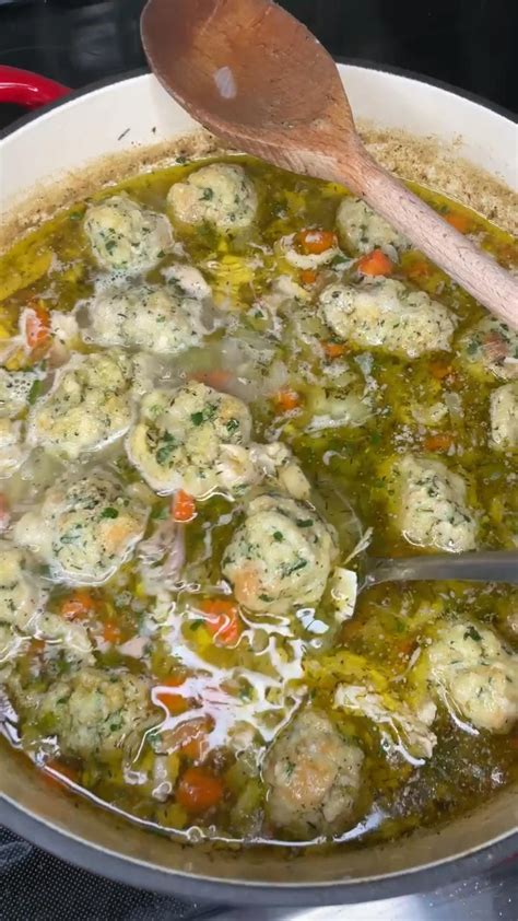 Italian chicken soup with bread balls – Artofit