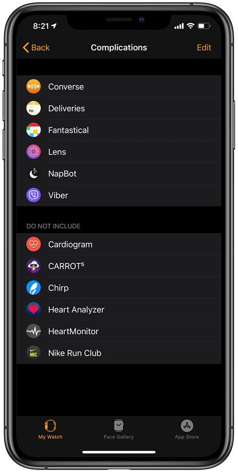 Apple Watch Complications How To See Which Apps Have Them