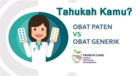 Perbedaan Obat Paten Dan Generik Studyhelp