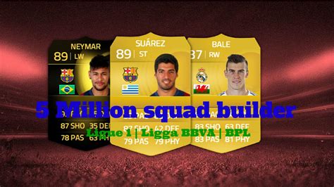 Fifa Million Hybrid Squad Builder Ligue Ligga Bbva Bpl