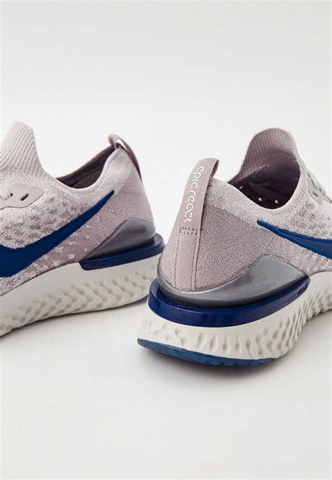 Кроссовки Nike NIKE EPIC REACT FLYKNIT 2 цвет серый RTLABX754801