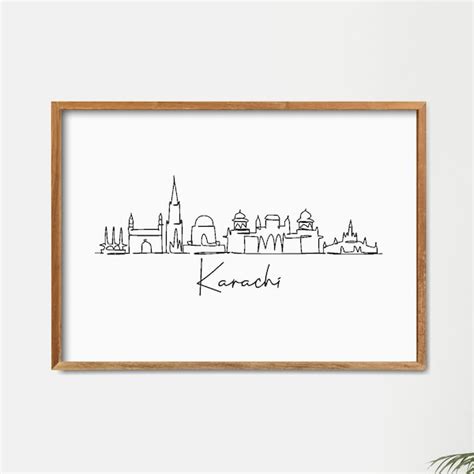 Karachi Skyline - Etsy