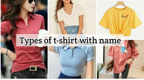 Types Of T Shirts With Names • Tshirts For Girls • Style Point Youtube