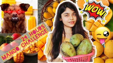 I Ate Only Mango For 24 Hours Challenge 🥭 Tried Crazy Recipes😳