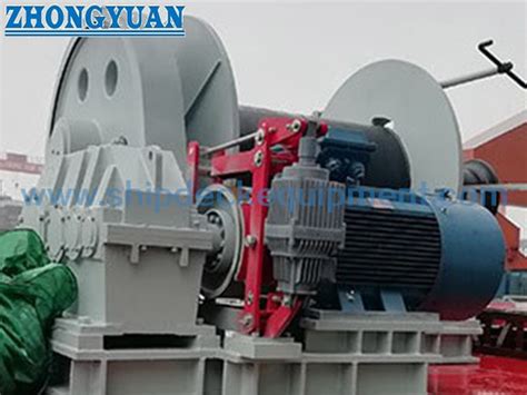 Single Drum Single Warping End Diesel Engine Driven Anchor Winch