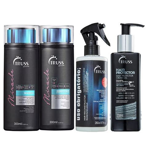 Kit Truss Miracle Shampoo 300ml e Condicionador 300ml Uso Obrigatório