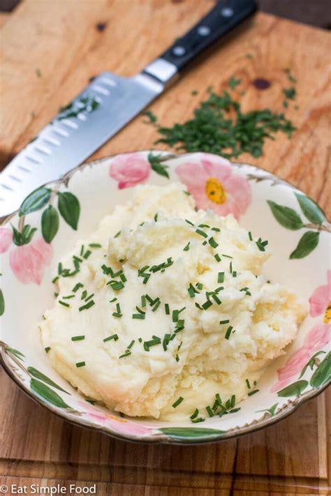 Creamy Mashed Riced Potatoes Recipe Video Eat Simple Food