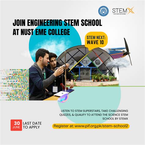 stemnext wave   pathway  residential stem school  nust