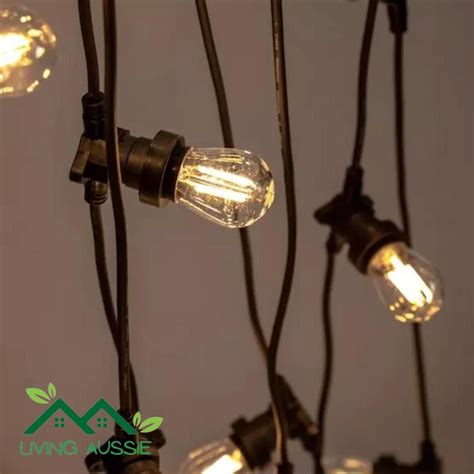 Solar LED Festoon Lights – Living Aussie