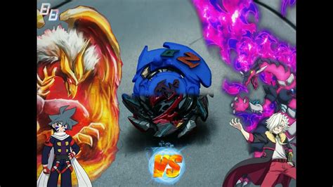 Dranzer Z Spiral 2 12 Zt Vs Hell Salamander 12 Op 3D Beyblade