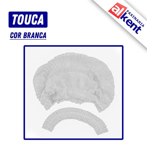 Touca Sanfonada Descartável Branca MBLife Medix Pacote 100 unidades