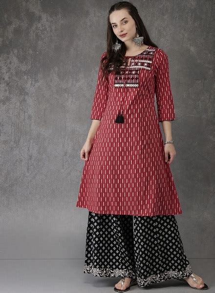 8 Mirror Work Kurtis That Are A Must Have