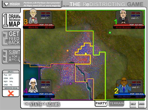 ReDistricting Game Image Making Contact Radio