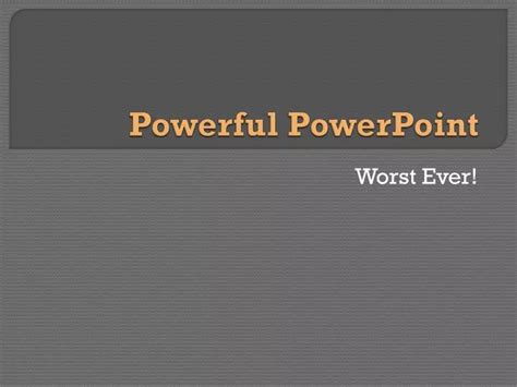 Ppt Powerful Powerpoint Powerpoint Presentation Free Download Id