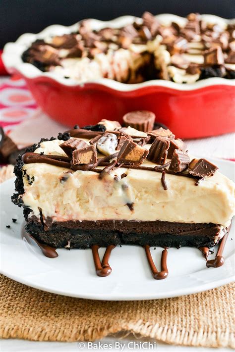 Peanut Butter Chocolate Pudding Pie Bakes By Chichi