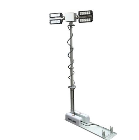 Vehicle Roof Mount Pneumatic Telescopic Mast Night Scan Light Tower At