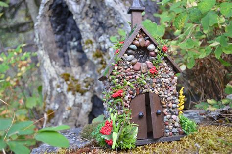 Stone Fairy House For Fairy Gardens Fairy House Miniature Etsy