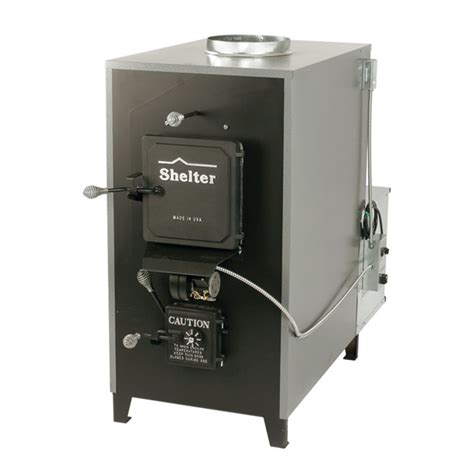 Shelter 100000 Btu Indoor Wood Coal Burning Forced Air Furnace