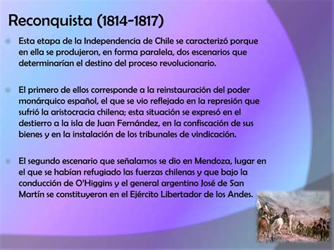 Etapas De La Independencia De Chile Ppt