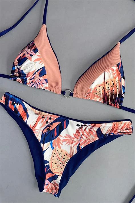 BIKINI TRIÁNGULO PATY APENINOS AZUL Bikinis y Ropas de Baño