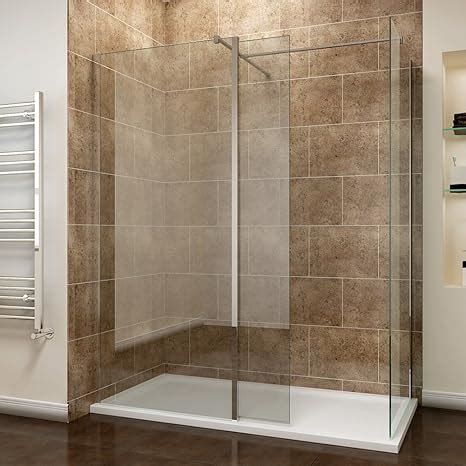 1400 X 800 Mm Walk In Shower Enclosure Panel 8mm Easy Clean Glass