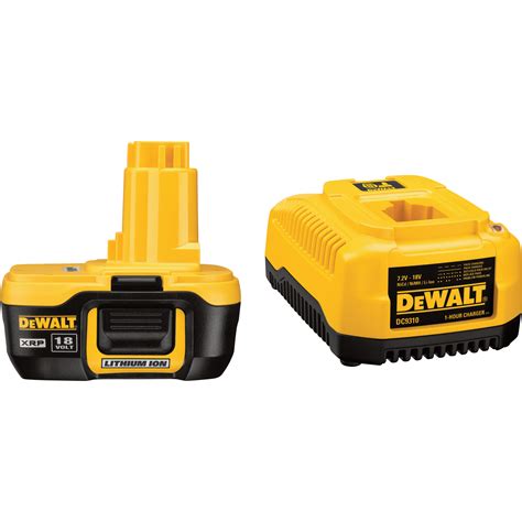 Dewalt 18 Volt Xrp Lithium Ion Battery And Charger— Extended Run Time 2 0 Ah Model Dc9182c