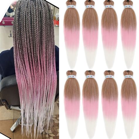 Ldmy Pre Stretched Braiding Hair Extensions Pcs Inch Kunsthaar Zum