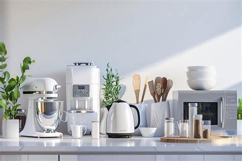 3d Render Of Home Appliances Collection Premium Ai Generated Image