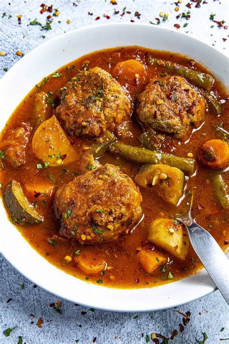 Albondigas Soup Recipe Mexican Meatball Soup Chili Pepper Madness